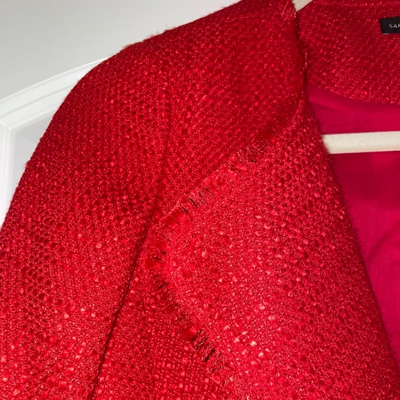 Saks Fifth Ave Tweed Jacket - Picture 4 of 7